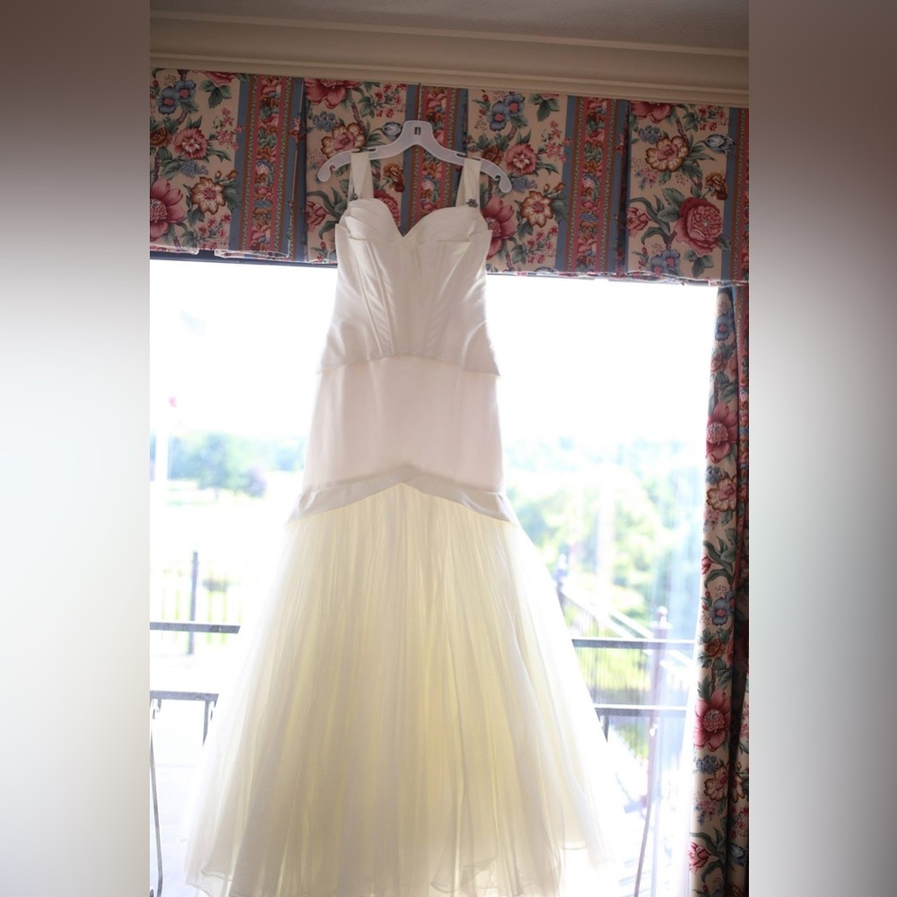 Classic Ivory corset Mermaid Tulle Wedding Dress